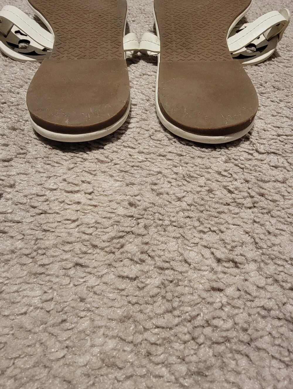 Tory Burch Miller Sandals White Size 12
